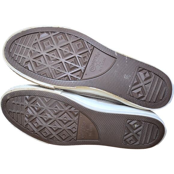 Converse All Stars Beverly Tan High Top Sneaker Boots Faux Fur US Womens 9.5 - Picture 8 of 8